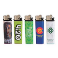 Standard Flint Cigarette Lighter w/ Full Wrap 4 Color Process Printing (CMYK)